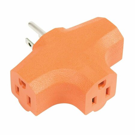 ALL-SOURCE Orange 15A 3-Outlet Tap LA-24-O